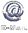 silver @ symbol for email