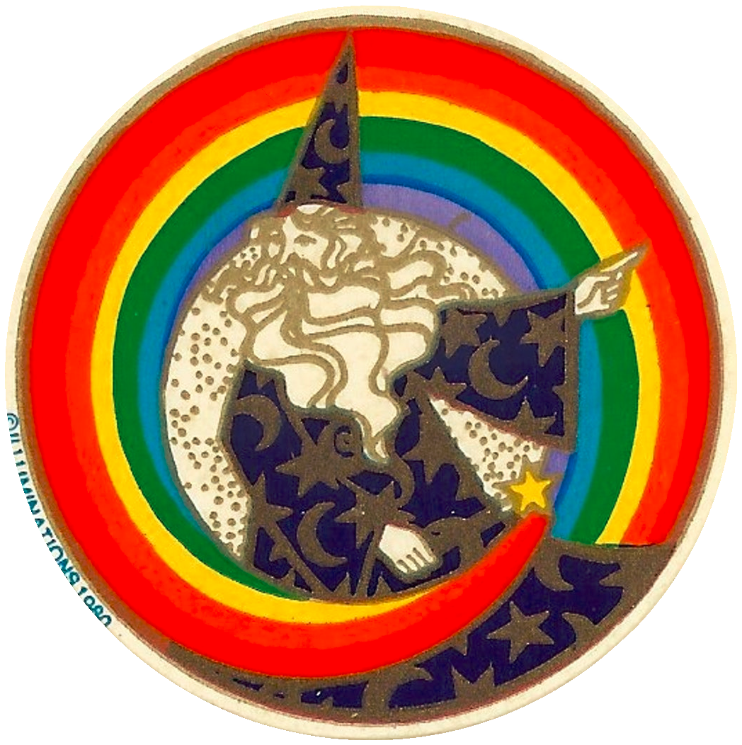 gay wizard sticker