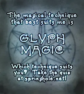 Which is the magic best suits you? Mine is Glyph magic
